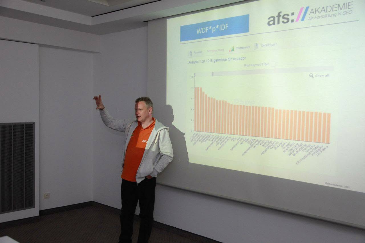 Leo Kobes bei der AFS SEO Akademie