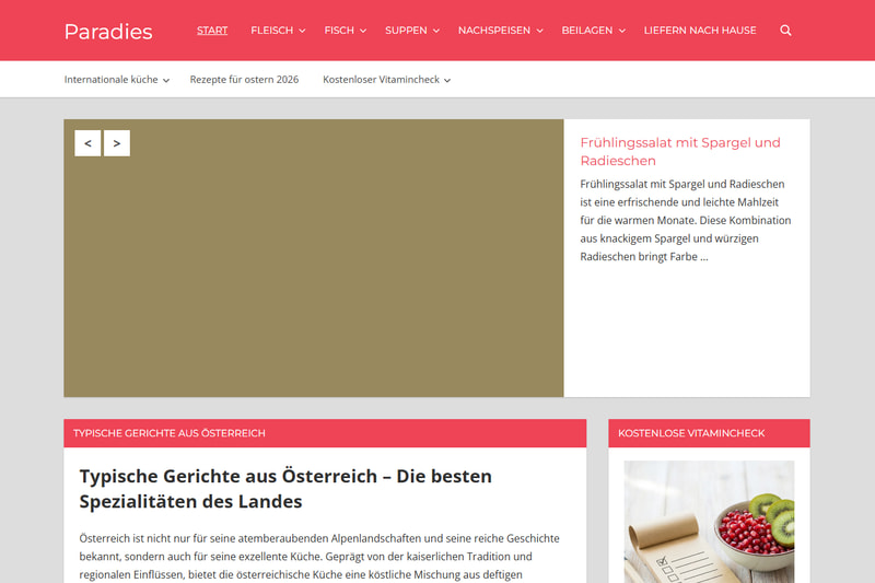 Startseite des Themenportals daskleineparadies.at